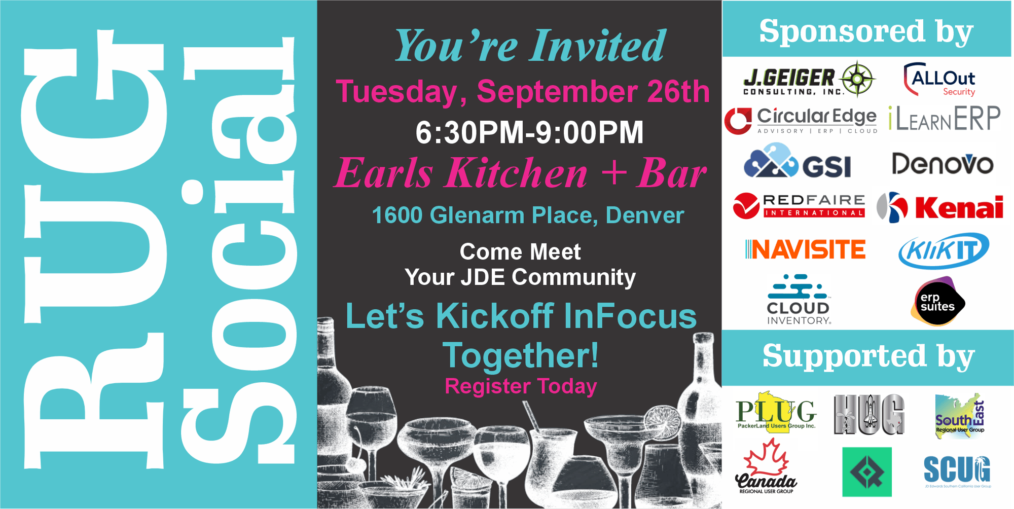 2023 INfocus Master Rug Social invitation